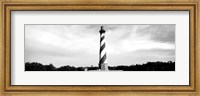 Framed Cape Hatteras Lighthouse, Outer Banks, Buxton, North Carolina