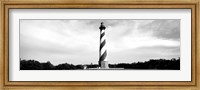 Framed Cape Hatteras Lighthouse, Outer Banks, Buxton, North Carolina