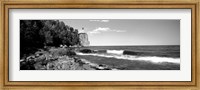 Framed Lighthouse on a cliff, Split Rock Lighthouse, Lake Superior, Minnesota