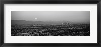 Framed Buildings in a city, Hollywood, San Gabriel Mountains, City Of Los Angeles, California