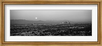 Framed Buildings in a city, Hollywood, San Gabriel Mountains, City Of Los Angeles, California