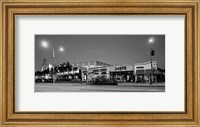 Framed Night scene of Downtown Culver City, Culver City, Los Angeles County, California