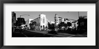 Framed Car moving on the street, Rodeo Drive, Beverly Hills, California