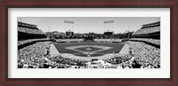 Framed Dodgers vs. Angels, Dodger Stadium, City of Los Angeles, California