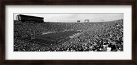 Framed Football stadium full of spectators, Notre Dame Stadium, South Bend, Indiana