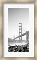 Framed California, San Francisco, Golden Gate Bridge