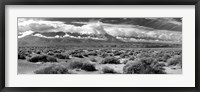 Framed Death Valley landscape, Panamint Range, Death Valley National Park, Inyo County, California