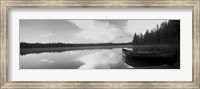 Framed Leigh Lake, Grand Teton Park, Wyoming