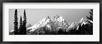 Framed Cathedral Group Grand Teton National Park WY