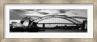 Framed Sydney Harbour Bridge At Sunset, Sydney, Australia