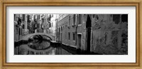 Framed Reflection Of Buildings In Water, Venice, Italy
