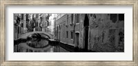 Framed Reflection Of Buildings In Water, Venice, Italy
