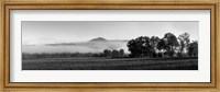Framed Fog over mountain, Cades Cove, Great Smoky Mountains National Park, Tennessee