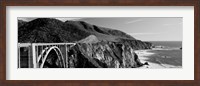 Framed Bixby Creek Bridge, Big Sur, California