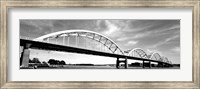 Framed Low angle view of a bridge, Centennial Bridge, Davenport, Iowa