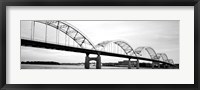 Framed Iowa, Davenport, Centennial Bridge over Mississippi River