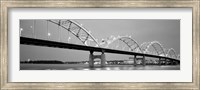 Framed Bridge over a river, Centennial Bridge, Davenport, Iowa