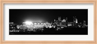 Framed Heinz Field, Three Rivers Stadium, Pittsburgh, Pennsylvania