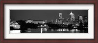 Framed Philadelphia, Pennsylvania (black & white)