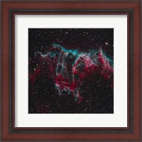 Framed NGC 6995, the Bat Nebula