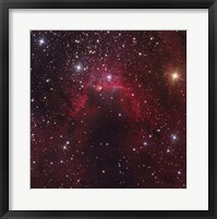 Framed Cave Nebula located in the Constellation Cepheus