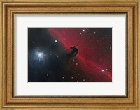 Framed Horsehead Nebula in the Constellation Orion