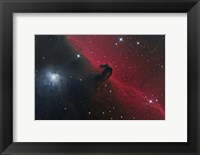 Framed Horsehead Nebula in the Constellation Orion