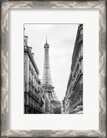 Framed Eiffel Glimpse