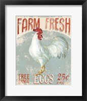 Framed 'Farm Nostalgia III' border=
