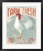 Framed 'Farm Nostalgia III' border=