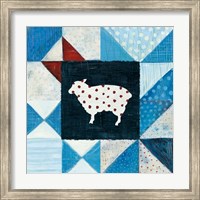 Framed Modern Americana Farm Quilt VI