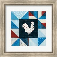 Framed Modern Americana Farm Quilt VII