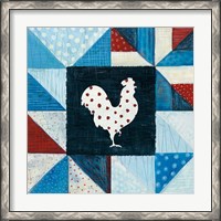 Framed Modern Americana Farm Quilt VII