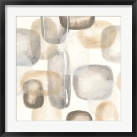 Neutral Stones II Framed Print