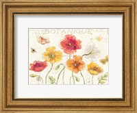 Framed Painted Poppies I