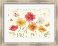 Framed Painted Poppies I
