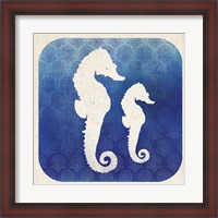 Framed Watermark Seahorse