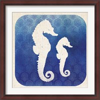 Framed Watermark Seahorse