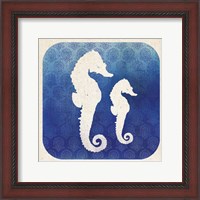 Framed Watermark Seahorse