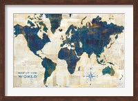 Framed World Map Collage
