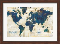 Framed World Map Collage