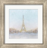 Framed Eiffel Romance no Couple Turquoise