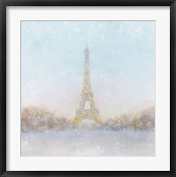 Framed Eiffel Romance no Couple Turquoise