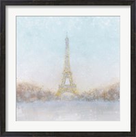 Framed Eiffel Romance no Couple Turquoise