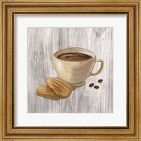 Framed Coffee Time II on Wood