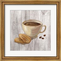 Framed Coffee Time II on Wood