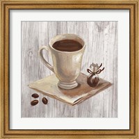 Framed Coffee Time IV on Wood