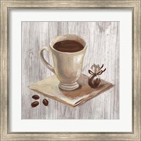 Framed Coffee Time IV on Wood