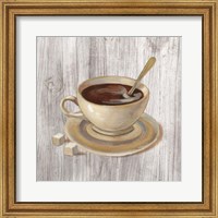 Framed Coffee Time VI on Wood