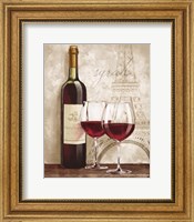 Framed Wine in Paris IV